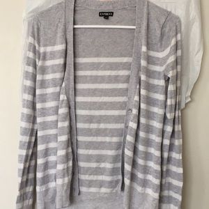 Express Striped Cardigan
